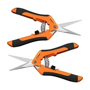 VIVOSUN Tijeras de podar con cuchillas de acero rectas_1