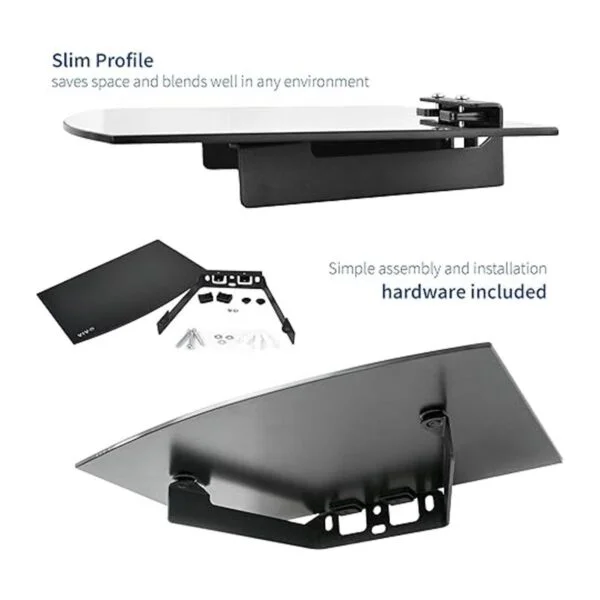VIVO estante flotante de vidrio templado de pared para_3