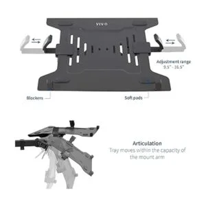 VIVO Soporte universal ajustable para portátil de 10 a_3