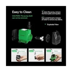 VIVOSUN Bomba sumergible de 800 GPH 3000 LH 24 W_5