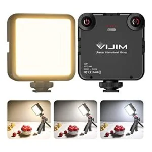 VIJIM Luz de video LED VL81 en la cámara con 3 zapatos_1