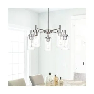 VINLUZ Lámparas de araña grandes contemporáneas de 5_2