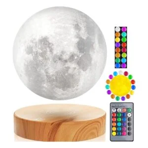 VGAzer Lámpara LED de luna de levitación giratoria con_1