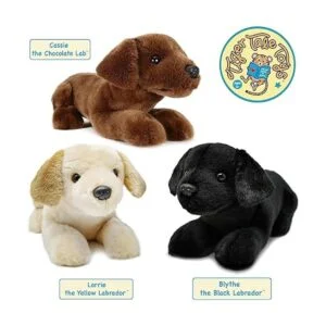 VIAHART Blythe Black Lab Peluche de peluche de 12.0 in_6