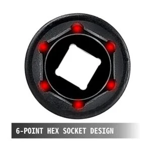 VEVOR Juego de llaves de impacto de 12 pulgadas 19