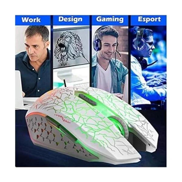 VEGCOO C10 Ratón inalámbrico para juegos mouse para_6
