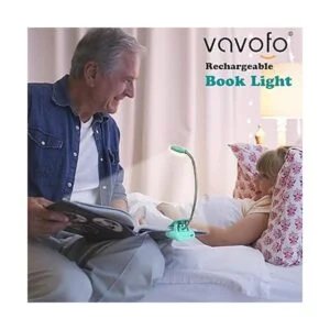 VAVOFO Luz de libro con clip para cama de niños 7 luces_6