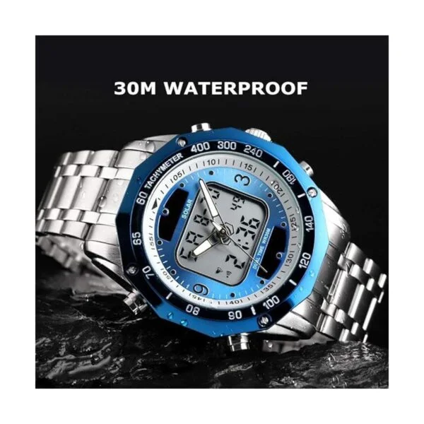 VIGOROSO Reloj de pulsera analógico digital de cuarzo para_3