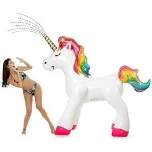 VICKEA Inflatable Sprinkler for Summer Party Fun Rainbow_6