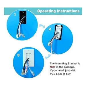 VCE Paquete de 3 unidades de un solo cepillo de pared_5