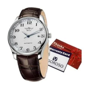 VIGOROSO Reloj mecánico automático para hombre calendario_6
