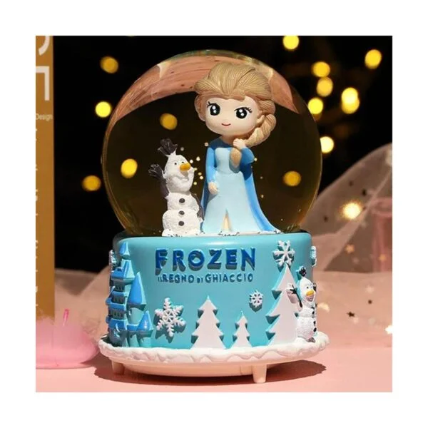 VECU Globo de nieve con música para niños 3.5 pulgadas