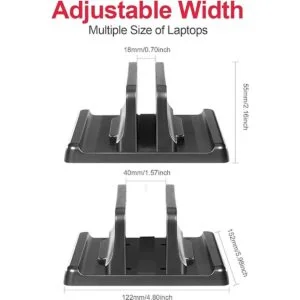 VAYDEER Soporte vertical para laptop soporte de plástico_5