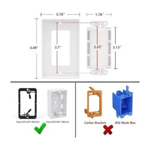 VCE Paquete de 3 unidades de un solo cepillo de pared_2