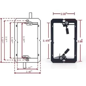 VCE Placa de pared de un solo cepillo con soporte de_3