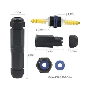 VCE Acoplador RJ45 impermeable IP67 CAT6CAT5ECAT5_2