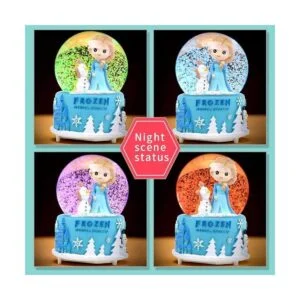 VECU Globo de nieve con música para niños 3.5 pulgadas