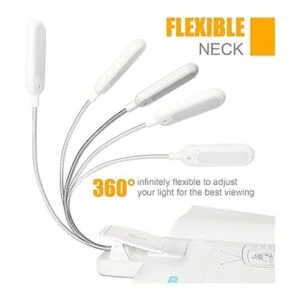VAVOFO Luz de lectura con clip para cama infantil 7 LEDS_3