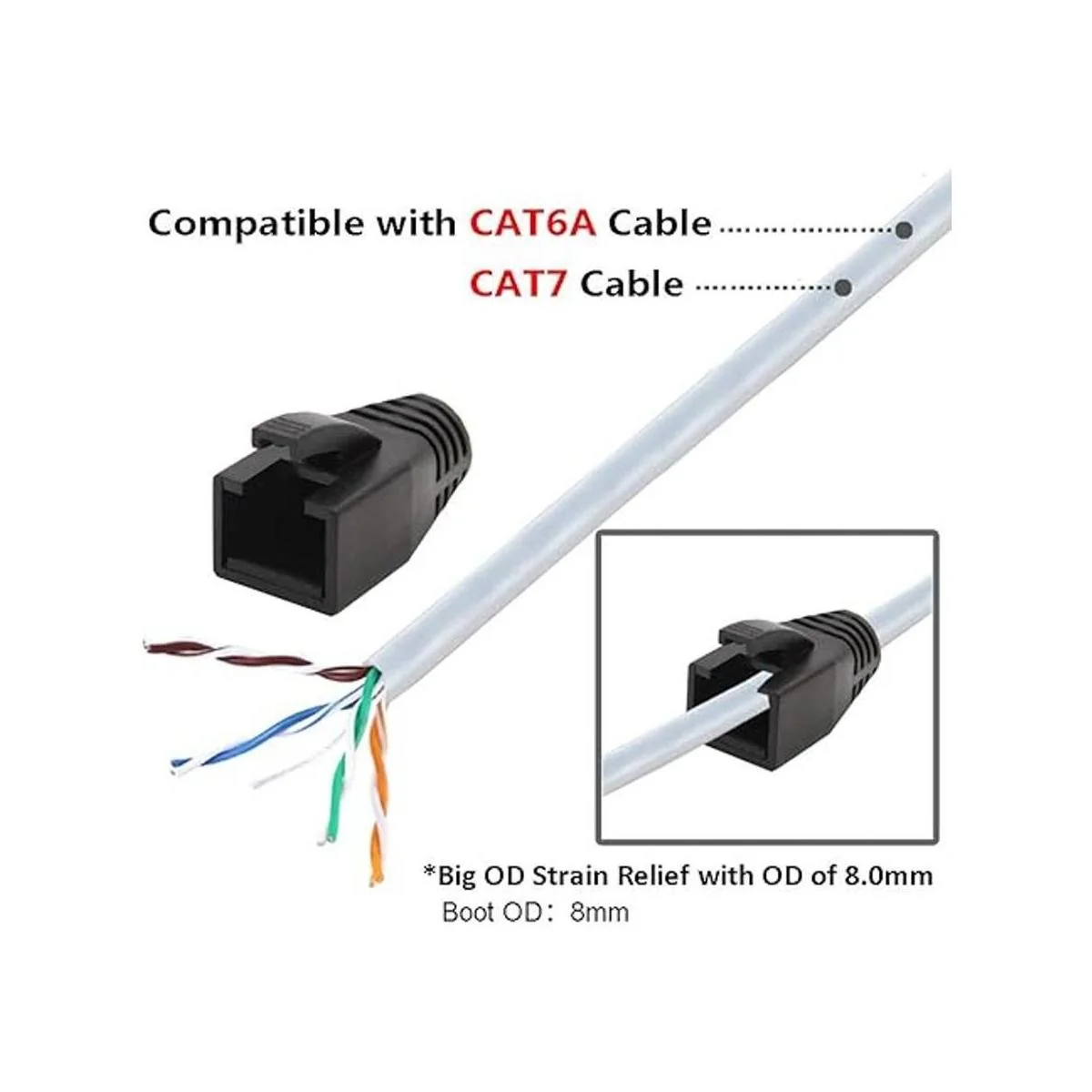 VCE Paquete de 30 botas Ethernet RJ45 Cat6ACat7 para_6