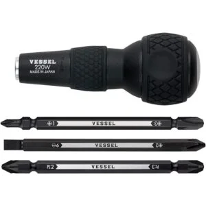 VESSEL Agarre de bola hexagonal de 14 pulgadas. Juego de_1