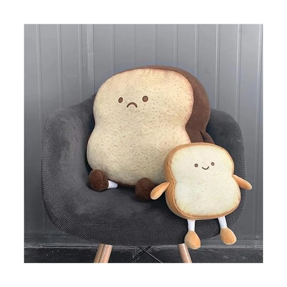 VHYHCY Almohada de pan tostado almohada de peluche de_4