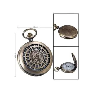 VIGOROSO Reloj de bolsillo para hombre color negro_2