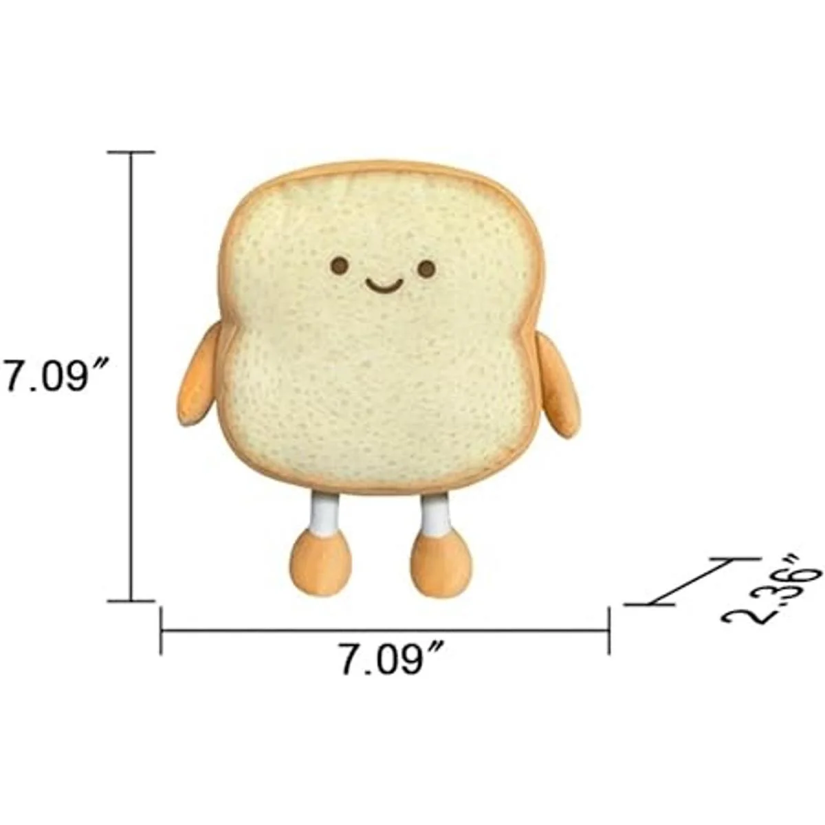 VHYHCY Almohada de pan tostado almohada de peluche de_6