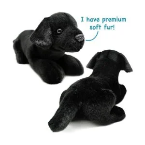 VIAHART Blythe Black Lab Peluche de peluche de 12.0 in_4