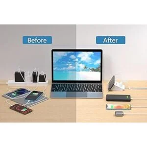 VHBW Estación de carga USB de 25 W estación de carga USB_4