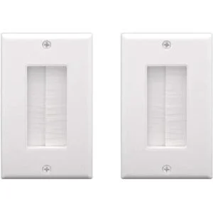 VCE Placa de pared de un solo cepillo para cables de paso_1