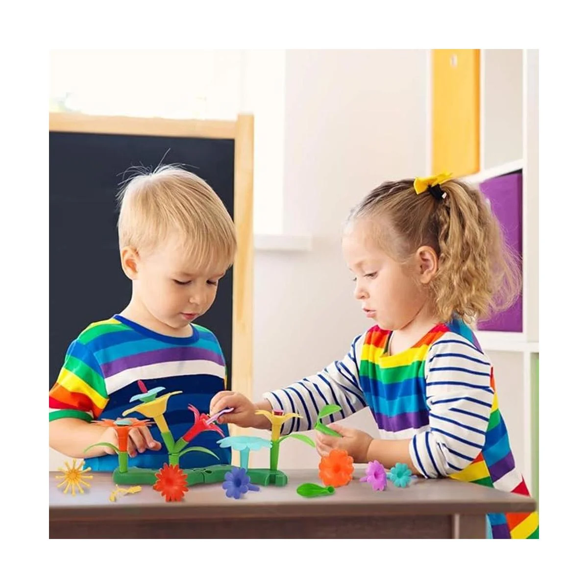 VERTOY Juego de juguetes de construcción de jardín de_3