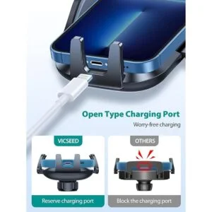 VICSEED Soporte de teléfono para automóvil ranura para CD_5