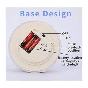 VECU Globo de nieve de unicornio para niños globo de