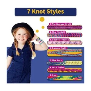 VERTOY Kit para fabricar pulseras de amistad para niñas_3