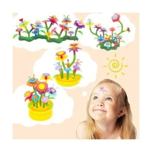 VERTOY Juego de juguetes de construcción de jardín de_5