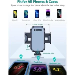 VICSEED Soporte de teléfono para automóvil ranura para CD_6