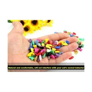 VICTHY 140 tapas de uñas de gato coloridas garras suaves