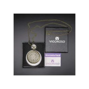 VIGOROSO Reloj de bolsillo para hombre color negro_4