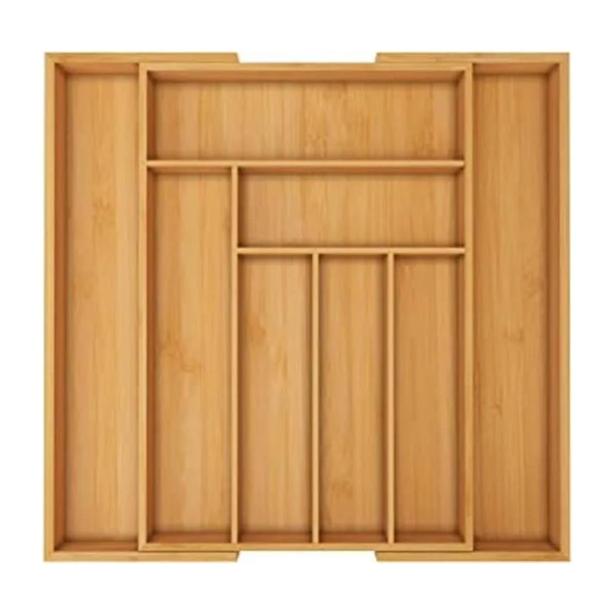 Utopia Kitchen Organizador de cubiertos de madera de_1