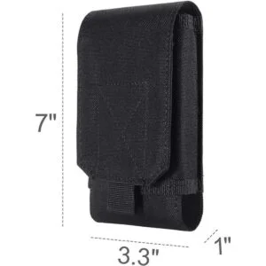 UrvoixTM Bolsa Army Camo Molle negra para funda para_3