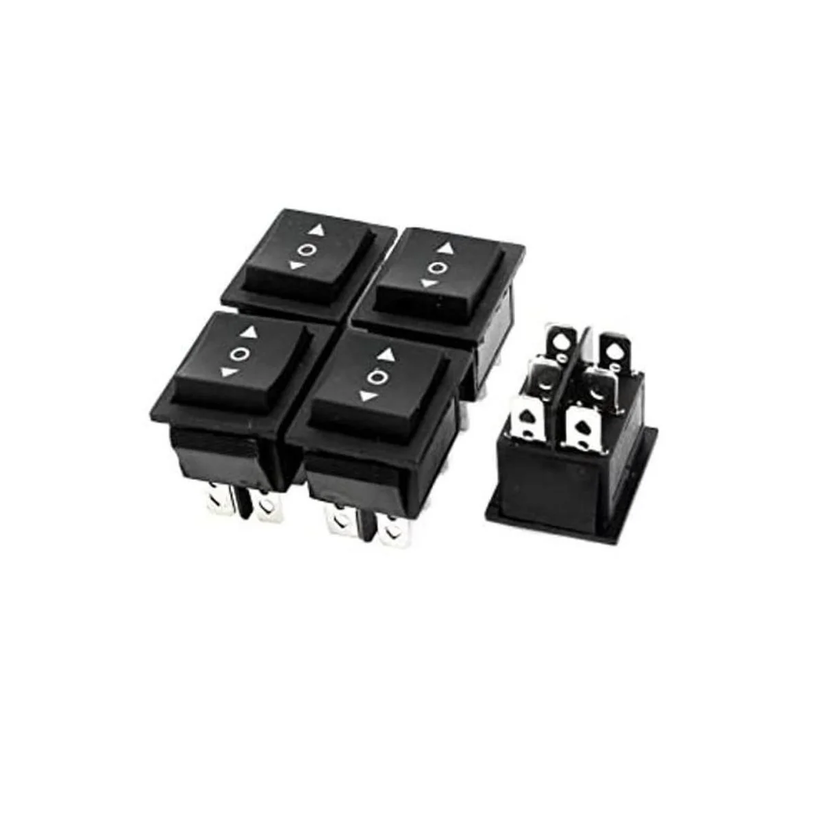 Uxcell 5 Pcs AC 16 A250 V 20 A125 V 6 pines DPDT 3_1
