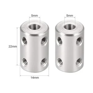 Uxcell Conector de acoplamiento rígido para rueda de_3