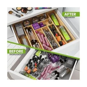 Utopia Kitchen Organizador de cubiertos de madera de_6