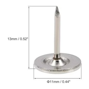 Uñas de tapicería uxcell de 0.433 in x 0.512 in cabeza_3