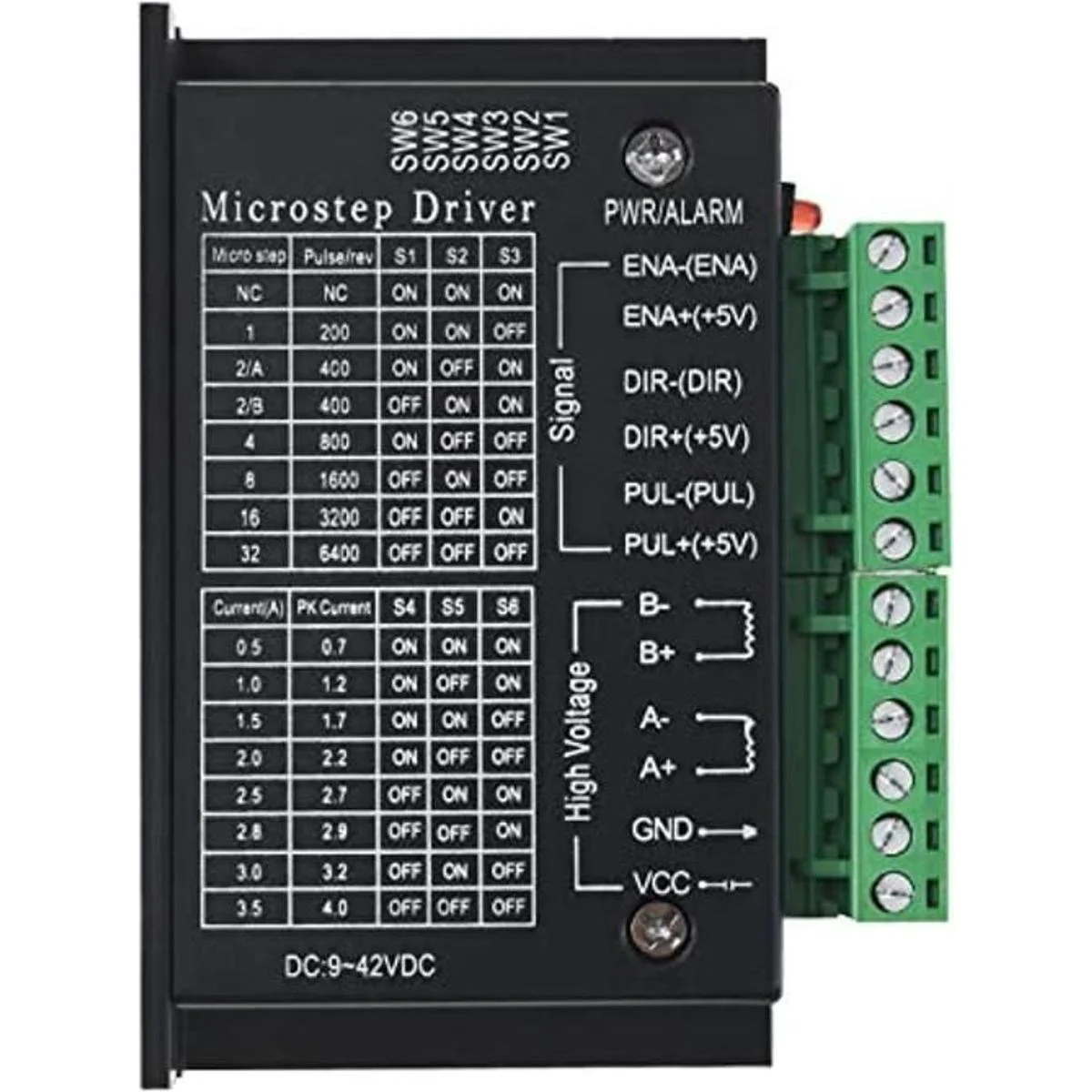 Usongshine Controlador de motor paso a paso TB6600 4A 942V