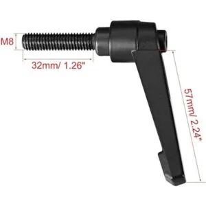 Uxcell Pomo ajustable para palanca de sujeción botón de_3