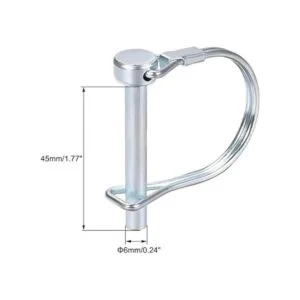 Uxcell Pasador de bloqueo de eje Mmxm para remolques de_2