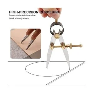 Utoolmart Juego de calibradores de acero al carbono_4