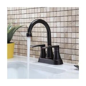 VALISY Grifo de lavabo de baño moderno comercial de 2 asas_3