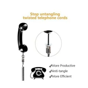 Uvital Cable para teléfono 10 unidades color negro_5